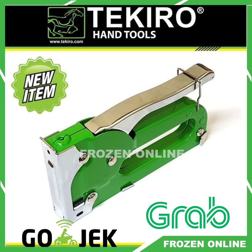 

TEKIRO GT SG1671 Staple Gun Tacker Manual Stapler Tembak Staples 4-8mm