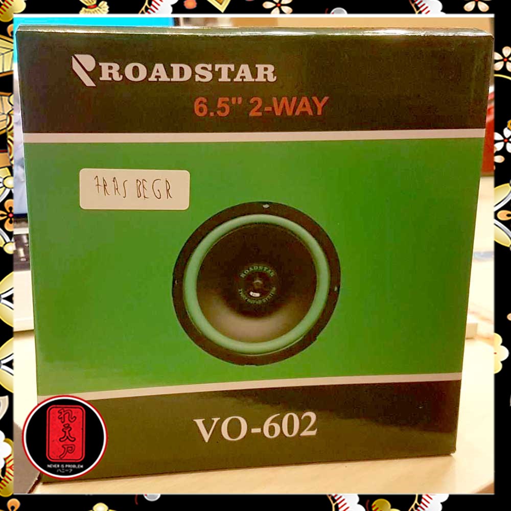 ROADSTAR Speaker Subwoofer Mobil HiFi 6.5 Inch 160W 1 PCS - VO-602 - Green
