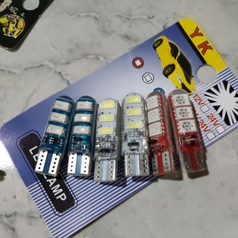 Lampu Jelly Flash kedip untuk Sen Sein Senja Kota Seri Kedip Biru Merah Hijau sepasang