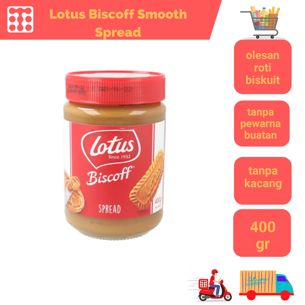 

Lotus Biscoff Smooth Spread 400 Gr