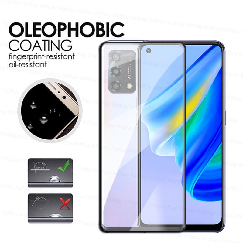 3 In 1 Tempered Glass Pelindung Lensa Kamera Belakang OPPO A95 A15 A15s A94 A54 A53 A33 A5S A3S