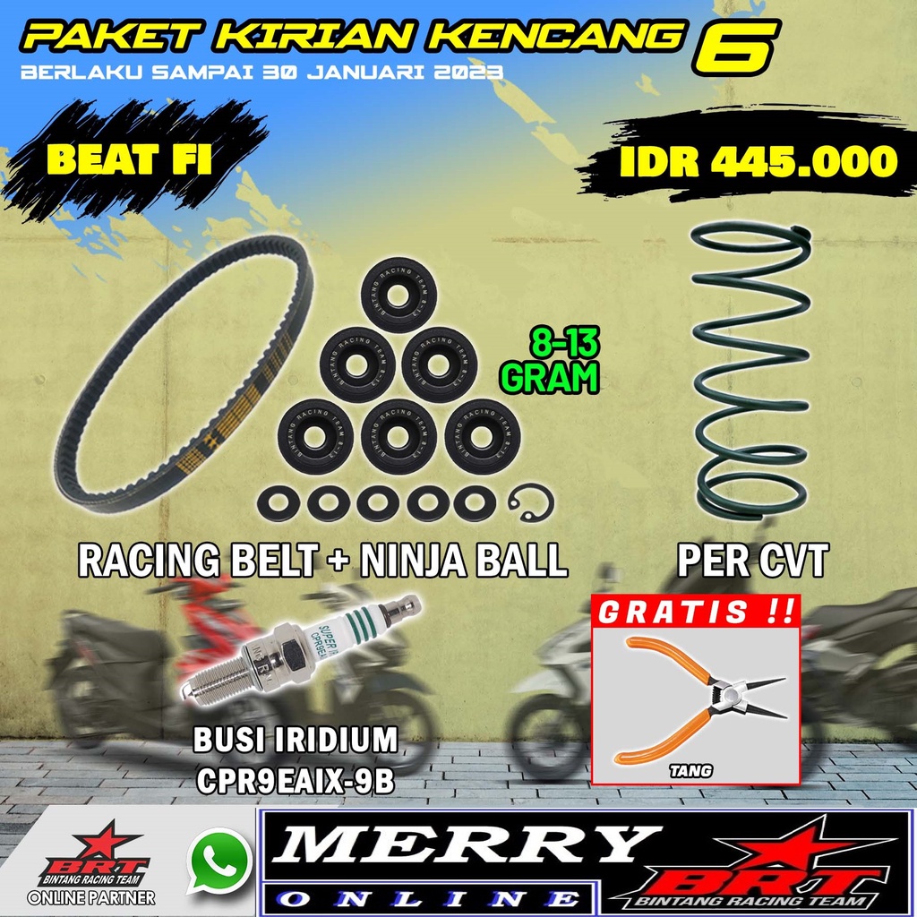 Paket Kirian BRT Beat FI Beat F1 Scoopy FI Beat Scoopy ESP POP