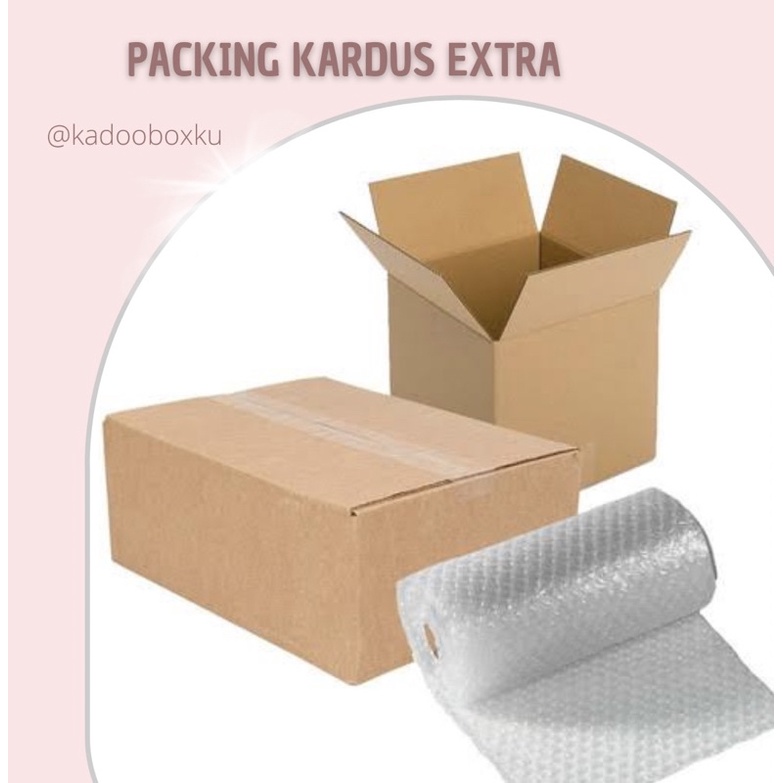 

TAMBAHAN PACKING KARDUS DAN BUBLE WRAP