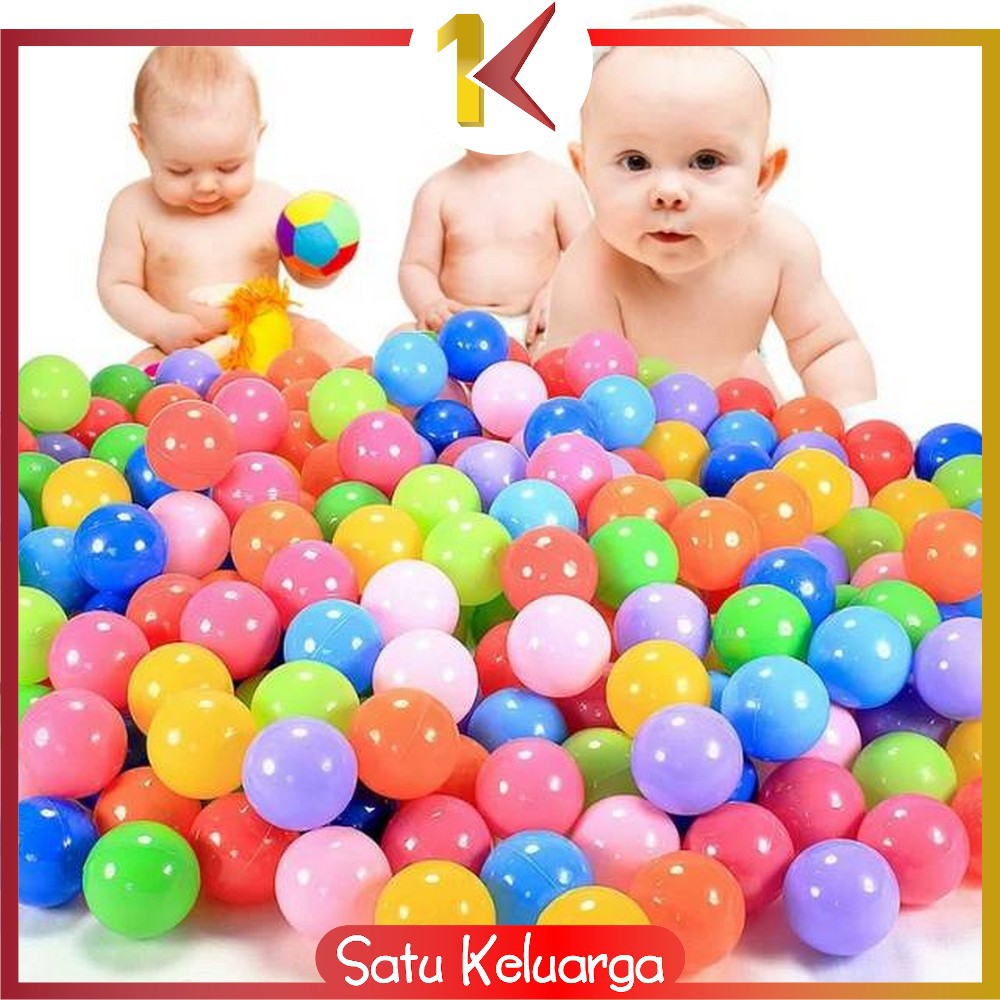 SK M28 Mainan Mandi Bola Plastik Warna Warni SNI Isi 50PCS SK M28 Mainan Mandi Bola Plastik Warna Warni SNI Isi 50PCS