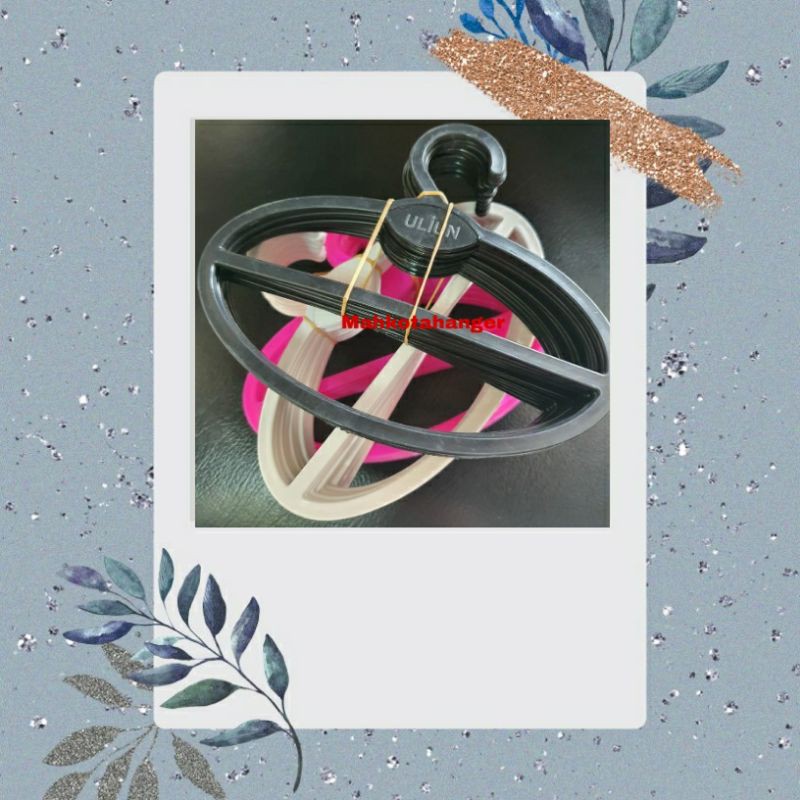 Hanger Jilbab Oval / Gantungan Syal Scarf Pashmina Bentuk