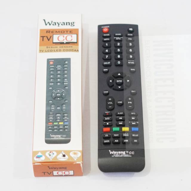 Remot TV WAYANG COOCAA LCD LED