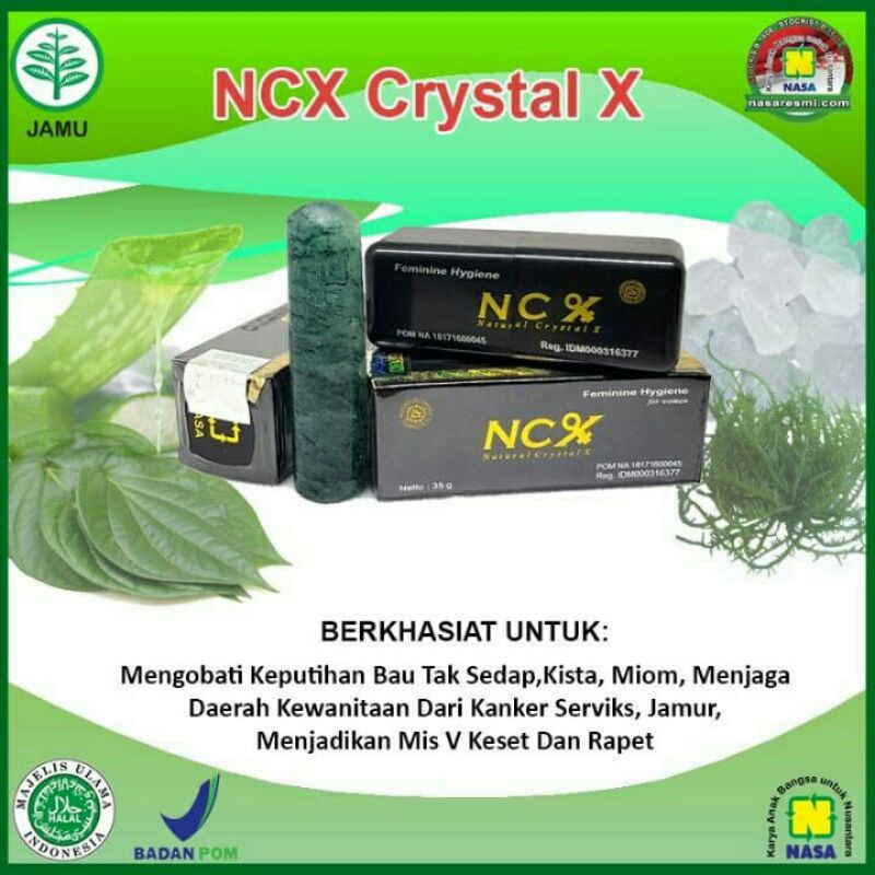 NCX CRYSTAL X NASA ORI NCX NASA CRISTAL X ORIGINAL 100% / NCX NASA ORIGINAL ASLI