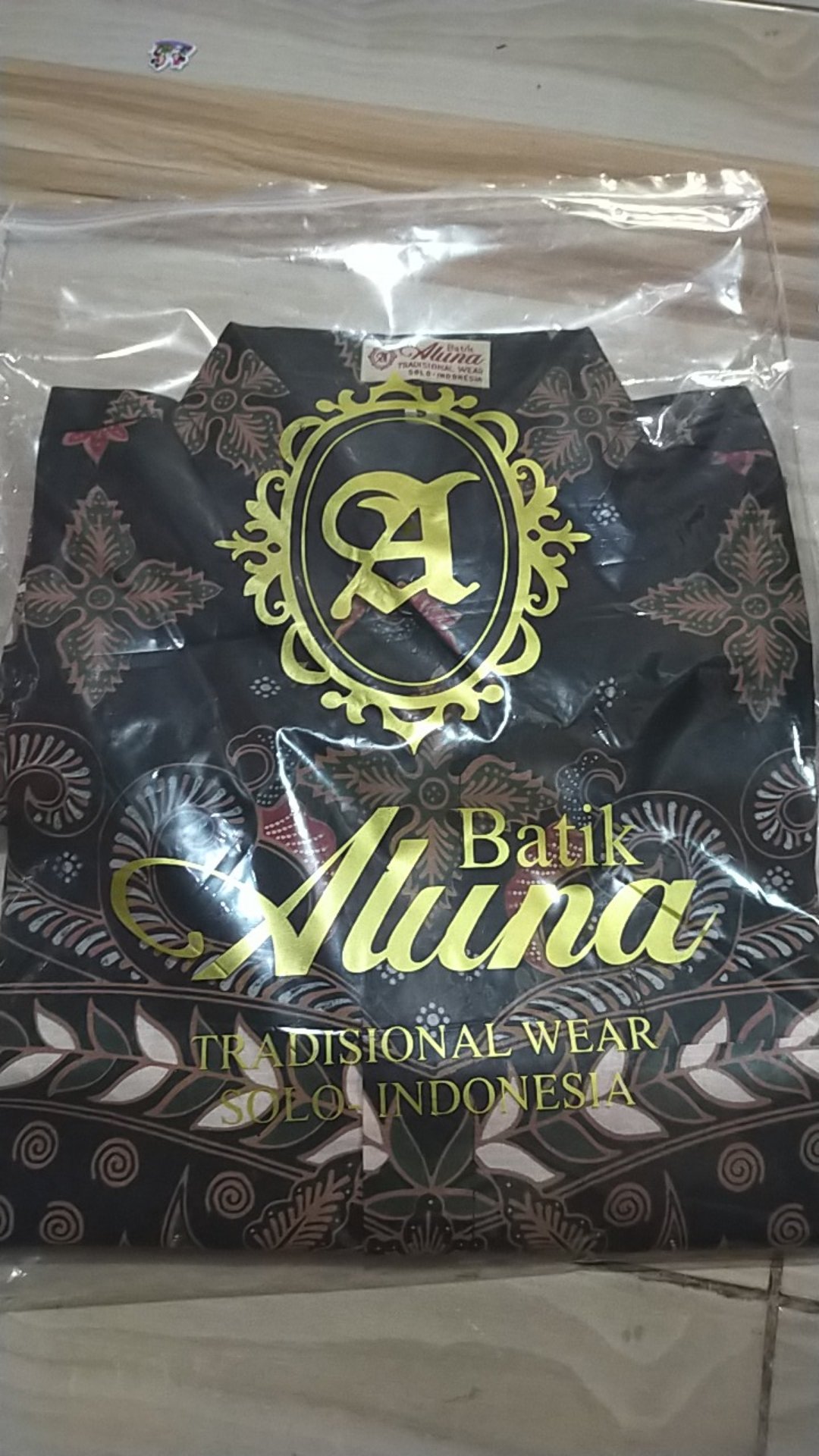 Baju Kemeja Batik Premium Slimfit Furing Lengan Panjang Pria Cowok Murah Batik Solo Aluna 086