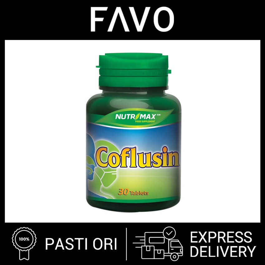 Nutrimax Coflusin - 30 Tablet - Obat Batuk Kering dan Berdahak