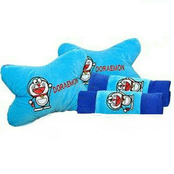 bantal mobil 2 in 1 doraemon
