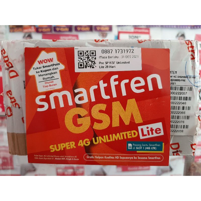 KARTU PERDANA SMARTFREN UNLIMITED LITE