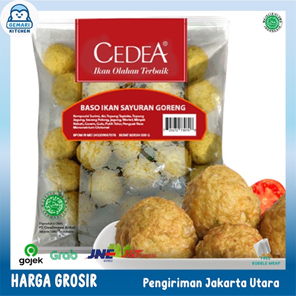 CEDEA BASO IKAN SAYURAN GORENG 500 GRAM