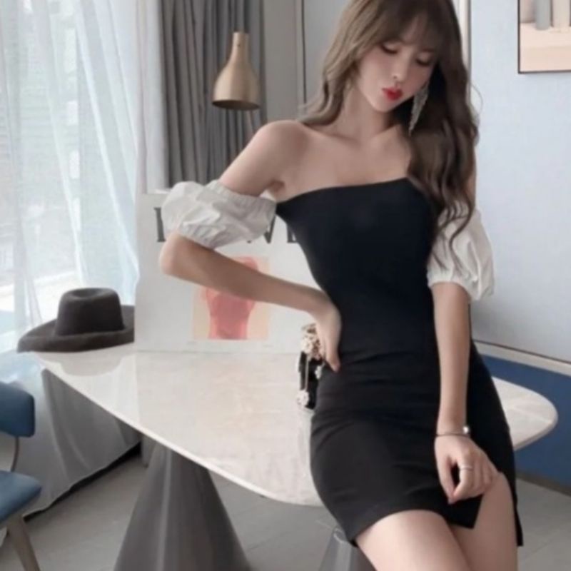 Sabrina Mini Dress Pesta Korean Bodycone