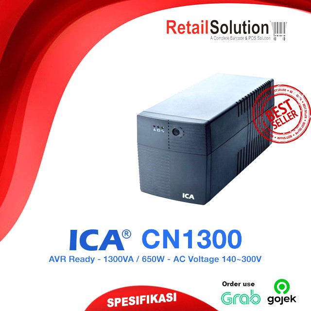UPS 1300VA 650W Line Interactive - ICA CN1300 / CN-1300 / CN 1300