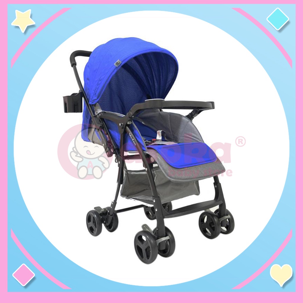 Stroller Baby Chris &amp; Olins Vadso A817 Reversible Handle - Kereta Dorong Bayi ASOKA