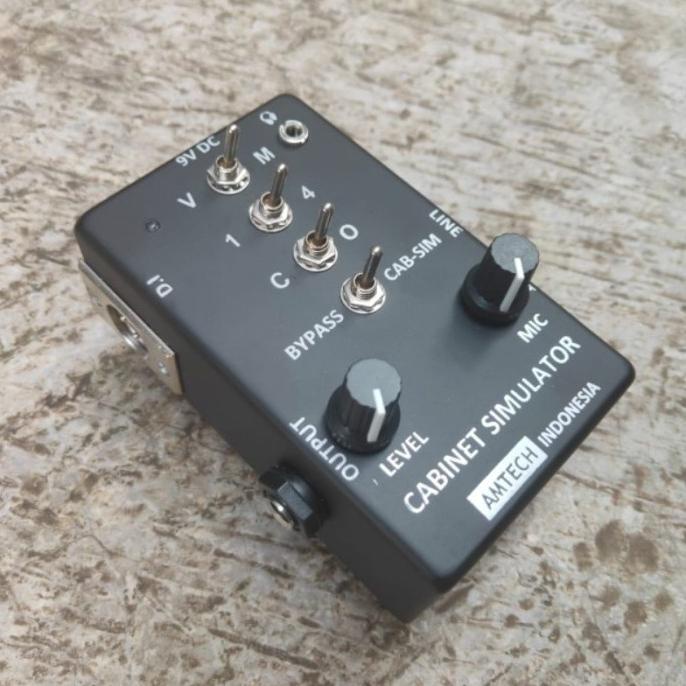 Cabsim Cabinet Simulator Amtech Alat Direct Gitar Ke Mixer Simulasi