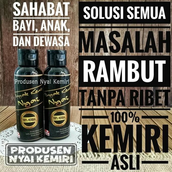Minyak Kemiri Asli Nyai Kemiri