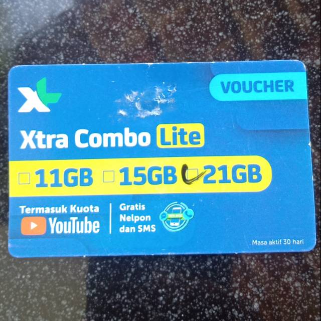 Voucher 21gb XL Xtra Combo Lite