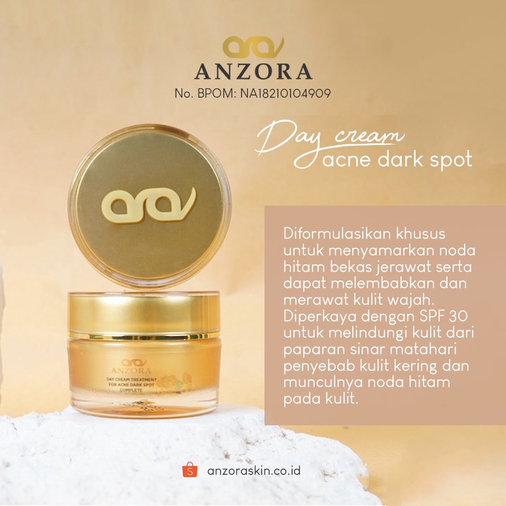 CREAM SIANG DAYCREAM SPF 30 ACNE (kulit SENSITIF BERMINYAK JERAWAT)