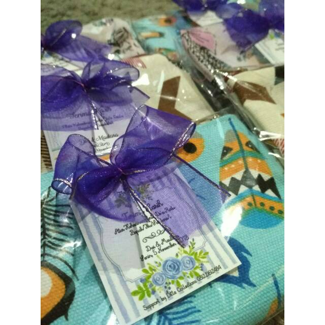 souvenir dompet kanvas / souvenir pernikahan / pouch / dompet souvenir