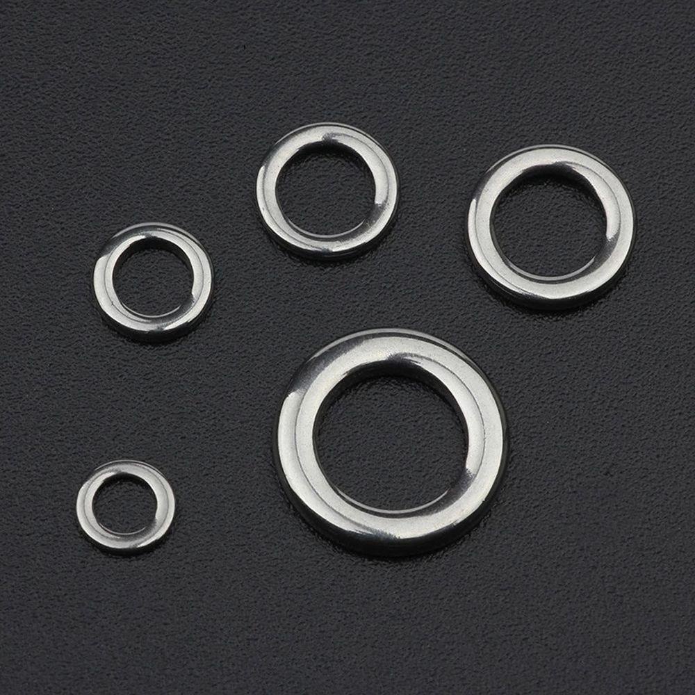 AUGUSTINA Aksesoris Cincin Pancing Agustina Heavy Duty Pesca Lures Fishing Tackle Connecting Ring Tackle Connector