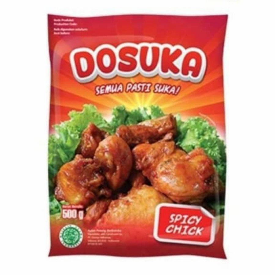 

dosuka spicy chick ayam 500gr