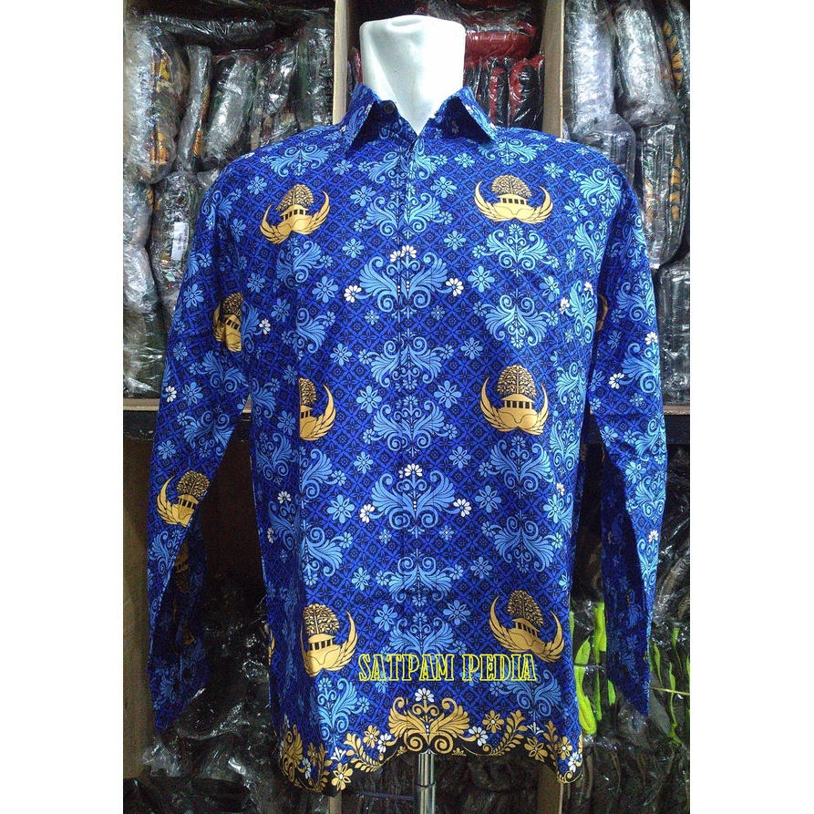 Kemeja Batik Korpri Pria - Kemeja ASN Batik Pria - Kemeja PNS Batik