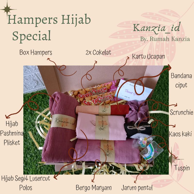 

Hampers Hijab/Hampers UlangTahun/Hampers Graduation/Hampers Wedding/Hampers Lebaran/Gift Box
