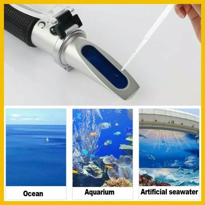

Baru Refractometer Salt Salinity - Refraktometer Ukur Kadar Garam Cairan