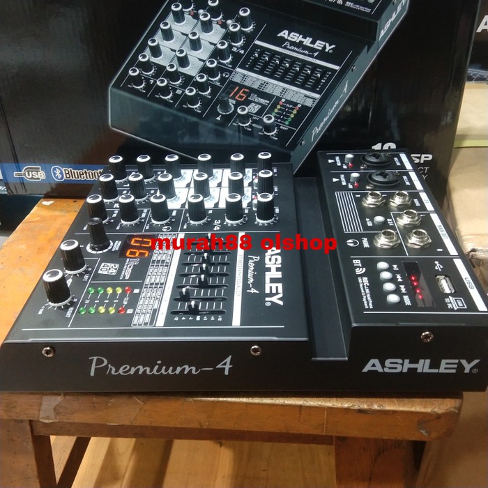 mixer audio ashley premium 4 4ch original bluetooth with souncard