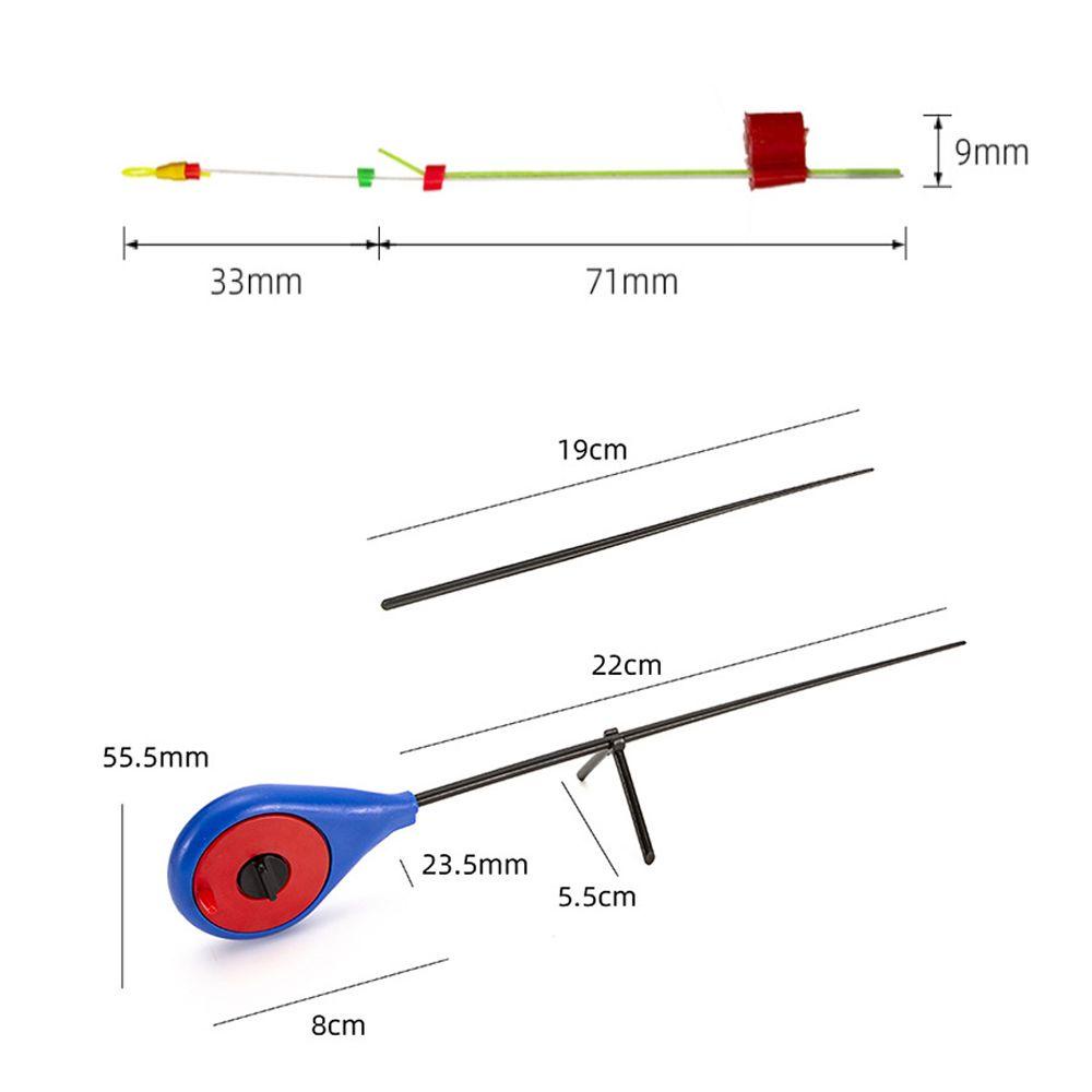 Top Ice Fishing Extension Rod Menebal Ultralight Ultrashort Alat Pancing