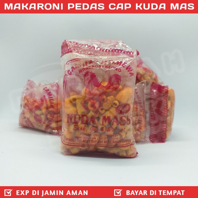 

Makaroni Pedas Cap Kuda Gurih Lezat Aneka Cemilan Chiki Snack Murah