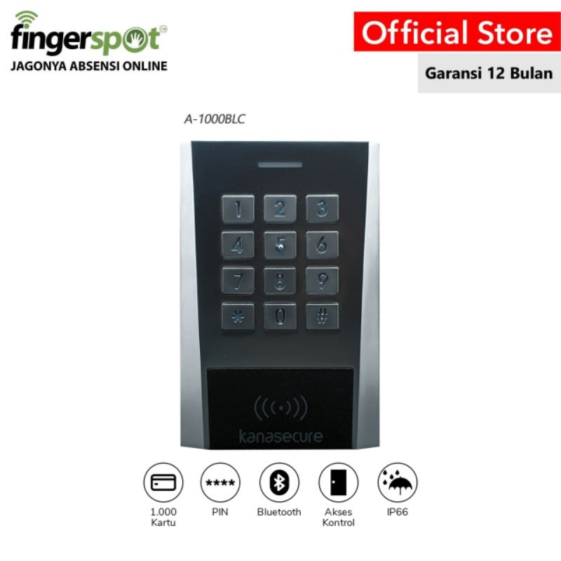 rfid access control waterproof access door rfid akses door Kanasecure A-1000BLC