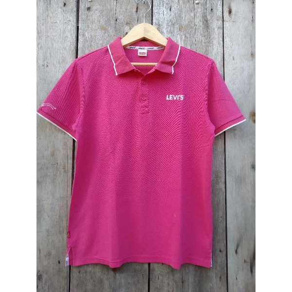 poloshirt kaos kerah levis second original preloved