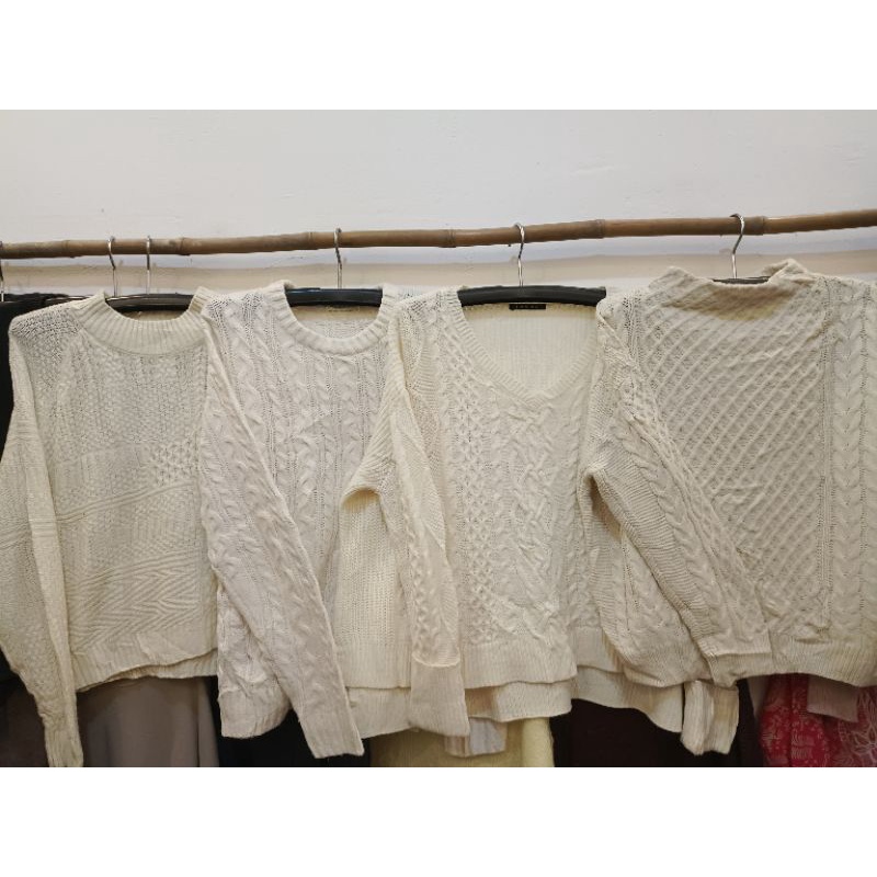 perloved rajut tebal, atasan  cewek, sweater tebal