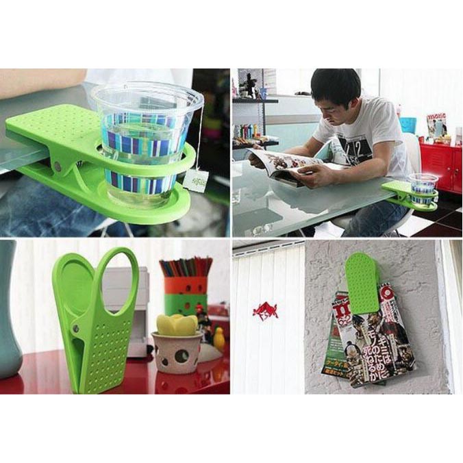 Jepitan Besar Holder Gelas Jepit Meja Holder Botol Tatakan Gelas Klip Holder Clip Holder Serbaguna