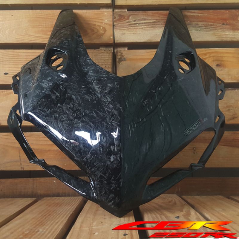 Headcowl fairing depan karbon carbon forged kevlar CBR 250RR cbr250rr