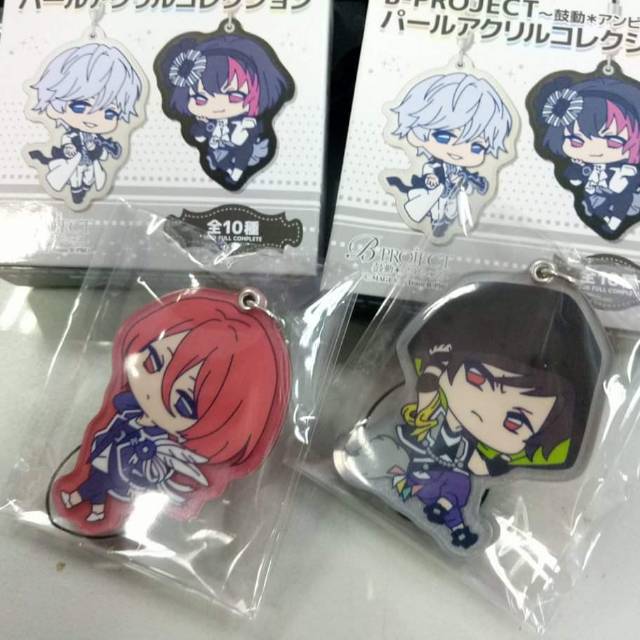 B-Project Pearl Arcrilic Charm Goshi Kaneshiro & Momotaro Onzai [ORI]