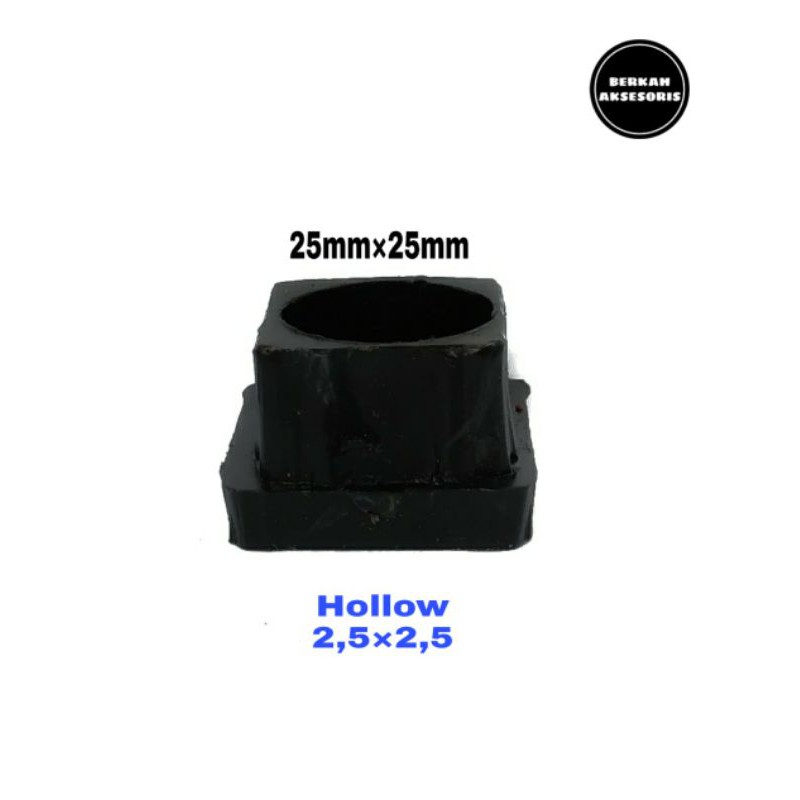 Kaki Plastik Holo Hollow Kotak untuk Alas Meja dan Kursi 25mm × 25 mm