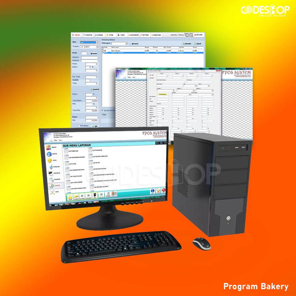 Software Fpos Bakery Program Aplikasi Kasir Bakery Lengkap Original
