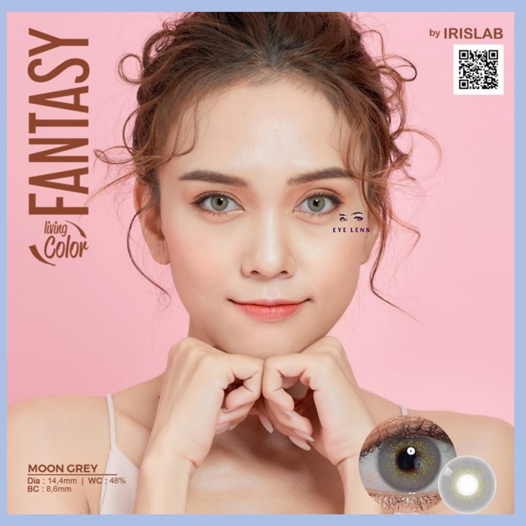 SOFTLENS FANTASY MINUS -2.75 S/D -6.00 FREE LENSCASE DIA 14.4MM - BY IRISLAB