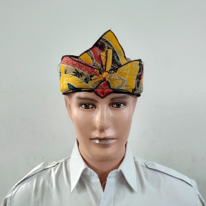 Topi Blankon Remaja Dewasa Khas Jawa Motif Corak Batik Keren**