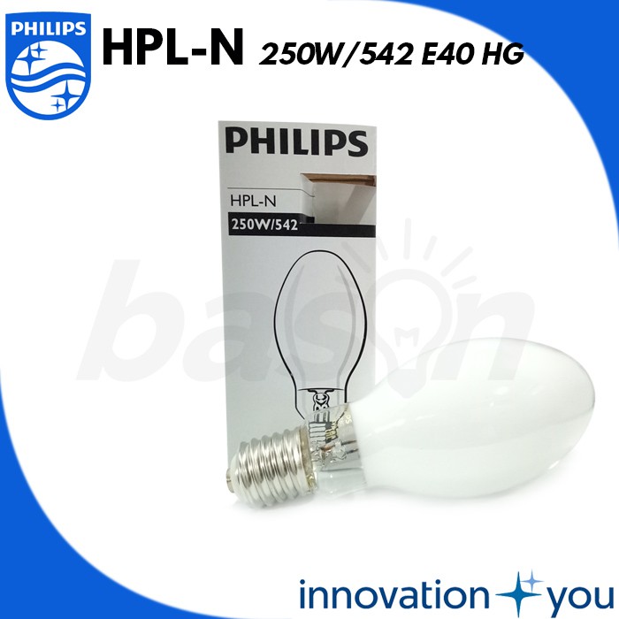 PHILIPS HPL-N 250W/542 E40 HG - Lampu Mercury