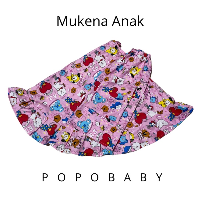 ( BISA COD ) Mukena Anak Motif Lucu / Mukenah Anak (FREE POUCH)