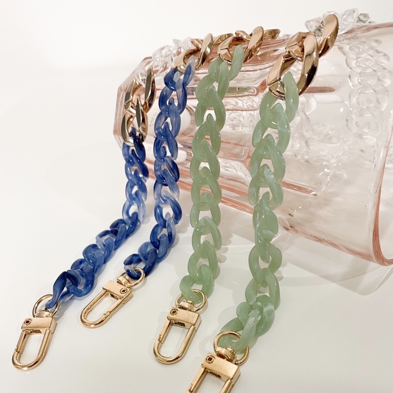 Dubai Marble Chain Strap Mask | Hijab Connector | Tali Masker