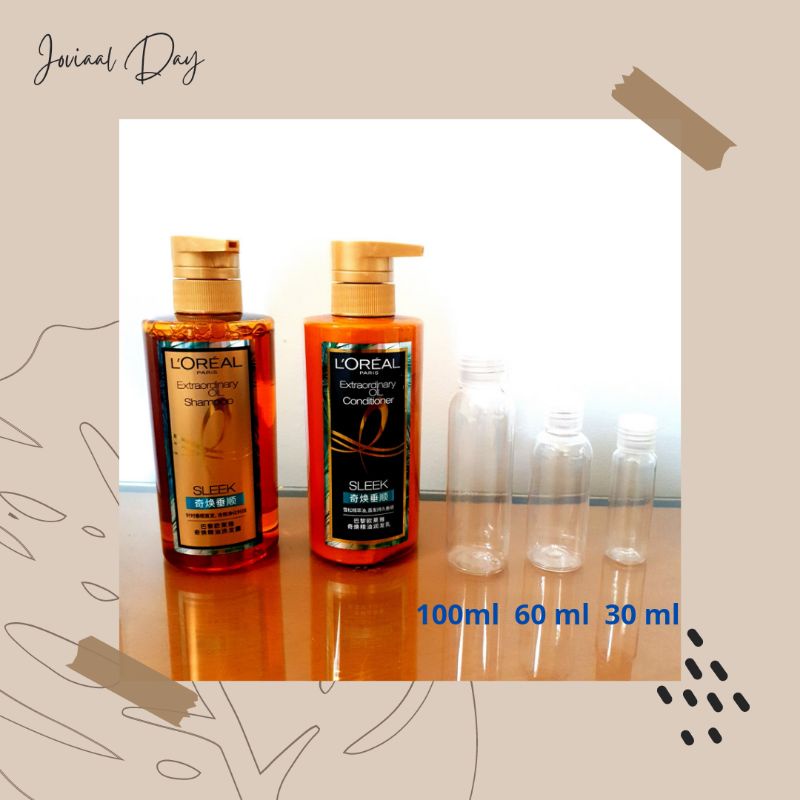 L'Oreal Loreal Paris Extraordinary Oil Premium Shampoo/Conditioner Sleek - Share In Jar