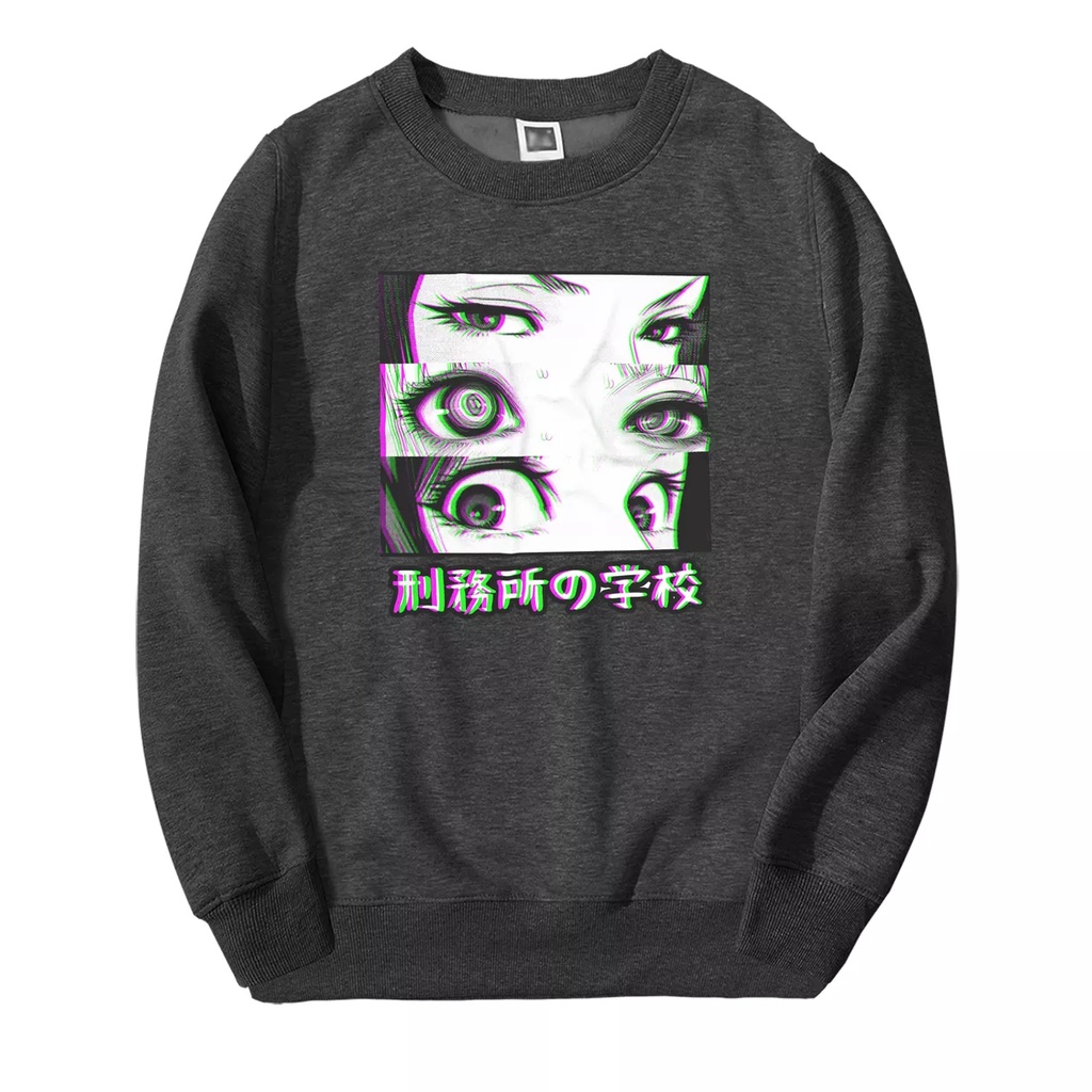 Sweater Basic Anime Vision || Vision Sweater Crewneck || Pria &amp; Wanita Sz M - L - XL