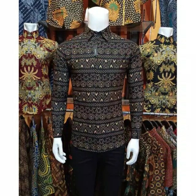 Batik Couple• Tunik/dress Batik Couple Kemeja Batik Pria • Baju Batik Couple Semut Hitam •