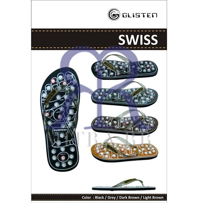 MitraRR Sandal Glisten Swiss / Glisten Paris Sendal Rematik Kesehatan Pria Wanita