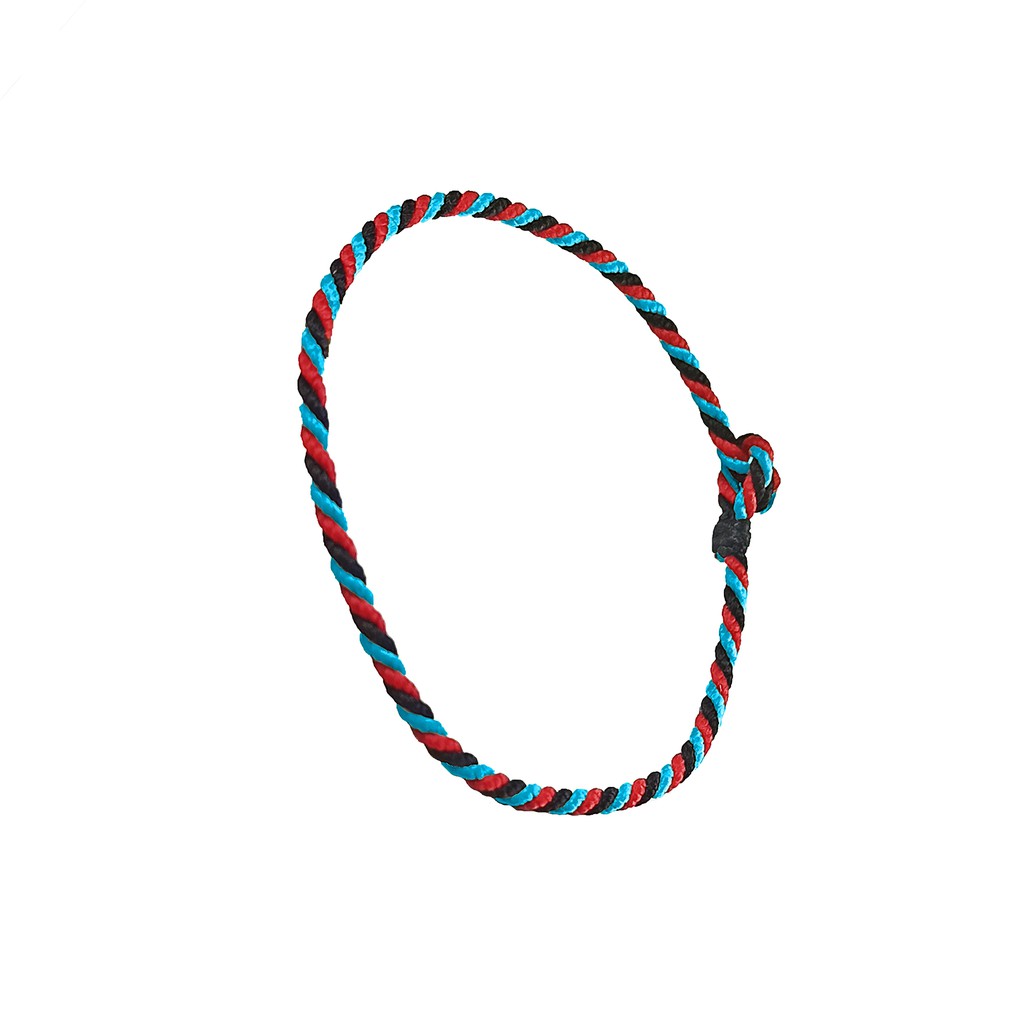 Nagasita [TWN - Merah, Hitam, Biru Tosca] Gelang Tali Tiga Warna/Tridatu Nyantol